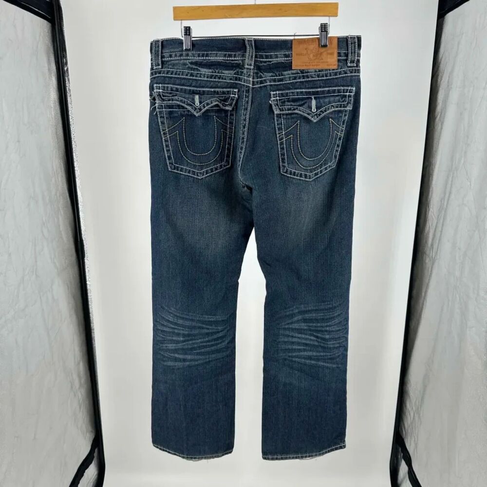 Vintage 2000s True Religion Billy Super T Bootcut Denim Jeans Size 36x34